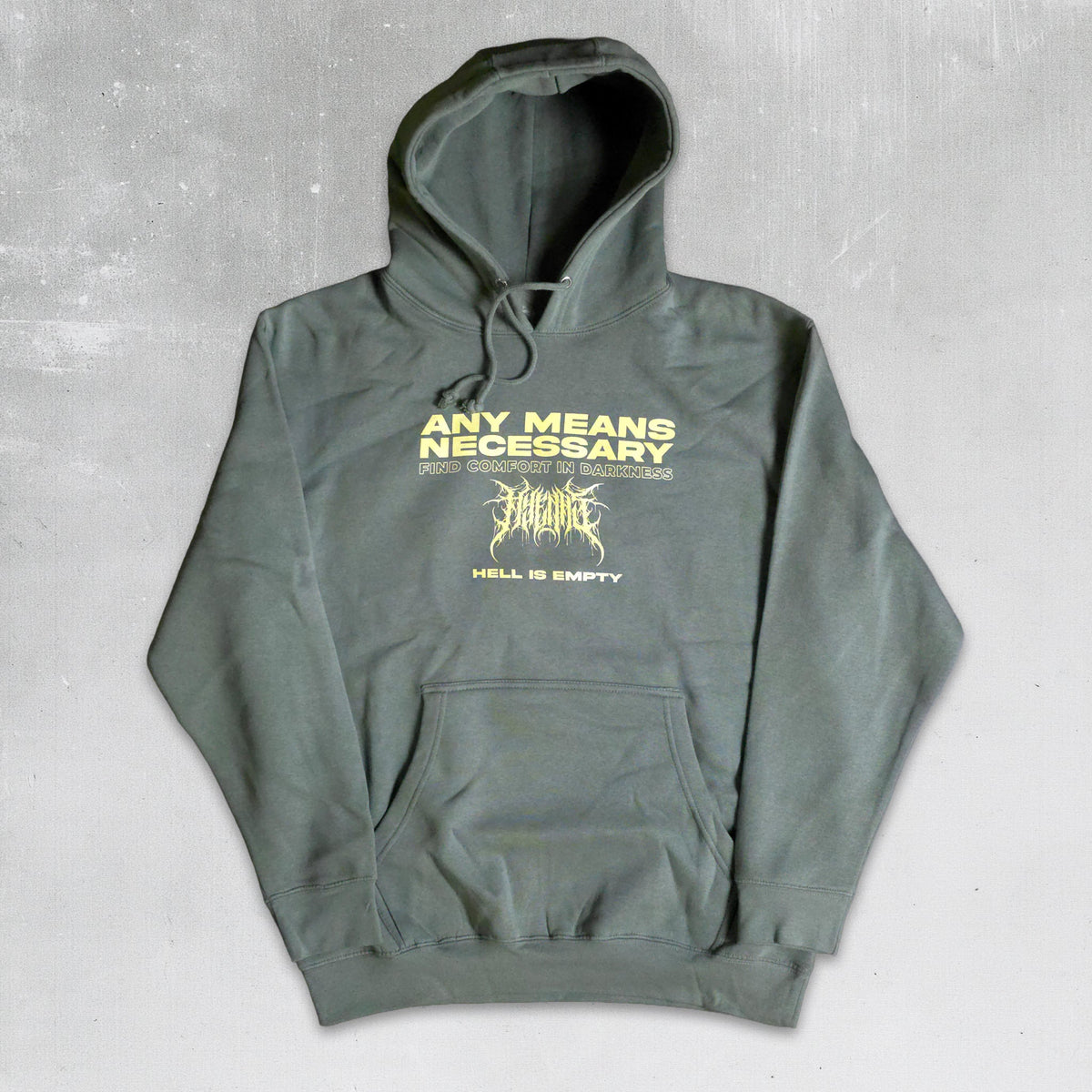 Hell is Empty Pullover Hoodie Sage