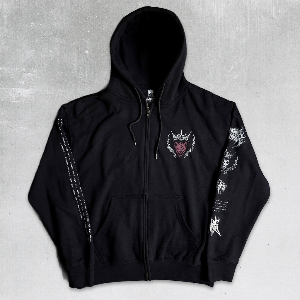 Mantra Zip Up Hoodie