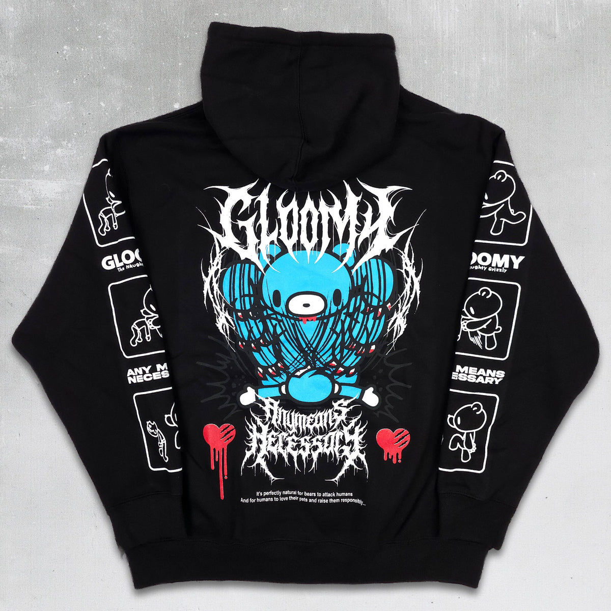Smash Pullover Hoodie Black