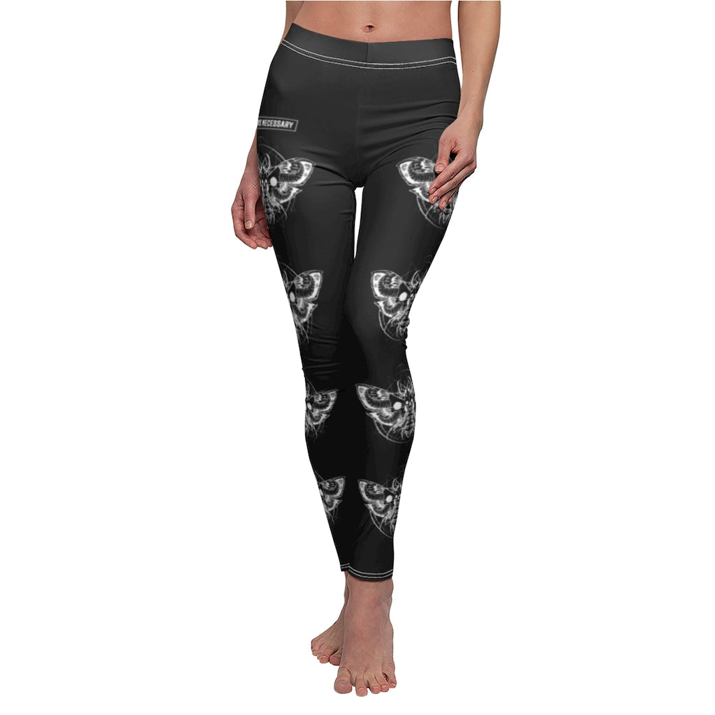 Death Moth Leggings Black